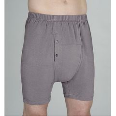 Wearever Men's Incontinence Boxer Briefs Grey