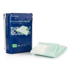 McKesson Regular Disposable Moderate-Absorbent Underpad, 23 X 36 Inch, Green - Green 23 X 36 Inch - Case of 120
