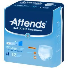 Attends Bariatric Protective Underwear  - XX-Large 68 - 80