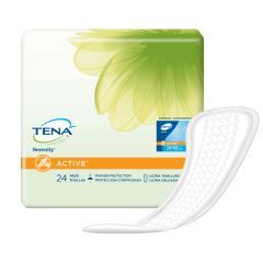 TENA® Intimates™ Ultra Thin Light Pads Regular 9 Inch Length - Case of 180