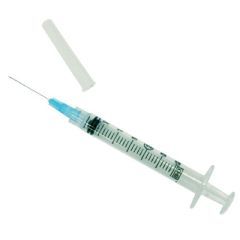 3 mL Luer-Lok Syringe with 25 gauge x 5/8 PrecisionGlide Detachable Needle - Case of 800