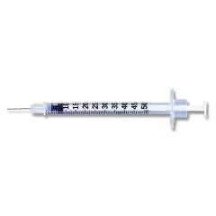 1 mL BD Insulin Syringe 28g x 1/2 Attached Needle