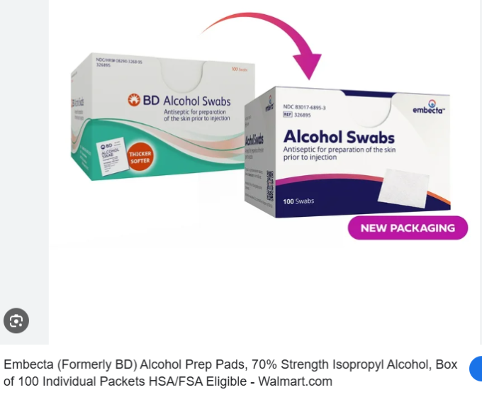 Embecta Alcohol Swabs