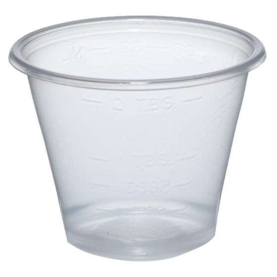 Calibrated Plastic Medicine Cup - 1oz