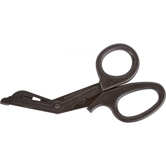 Trauma Shears North American Rescue 7-1/4 Inch Length Surgical Grade Stainless Steel NonSterile Finger Ring Handle Angled Blunt Tip / Blunt Tip - EA