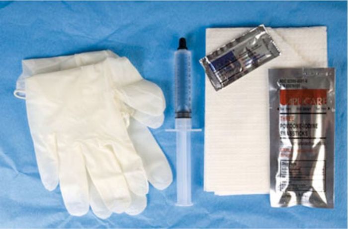 Catheter Insertion Tray AMSure Foley Without Catheter Without Balloon Without Catheter