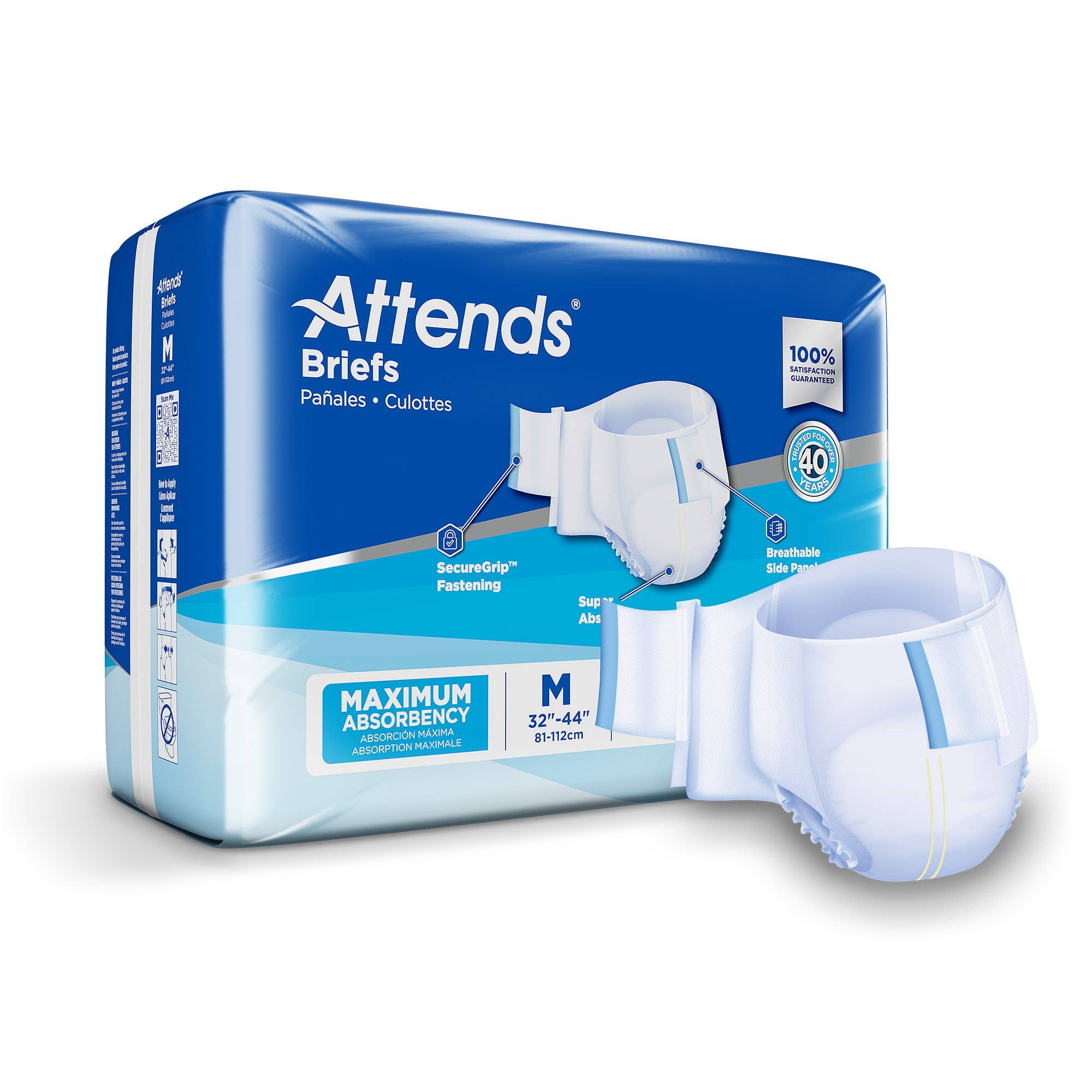 Attends DermaDry Advanced Incontinent Brief
