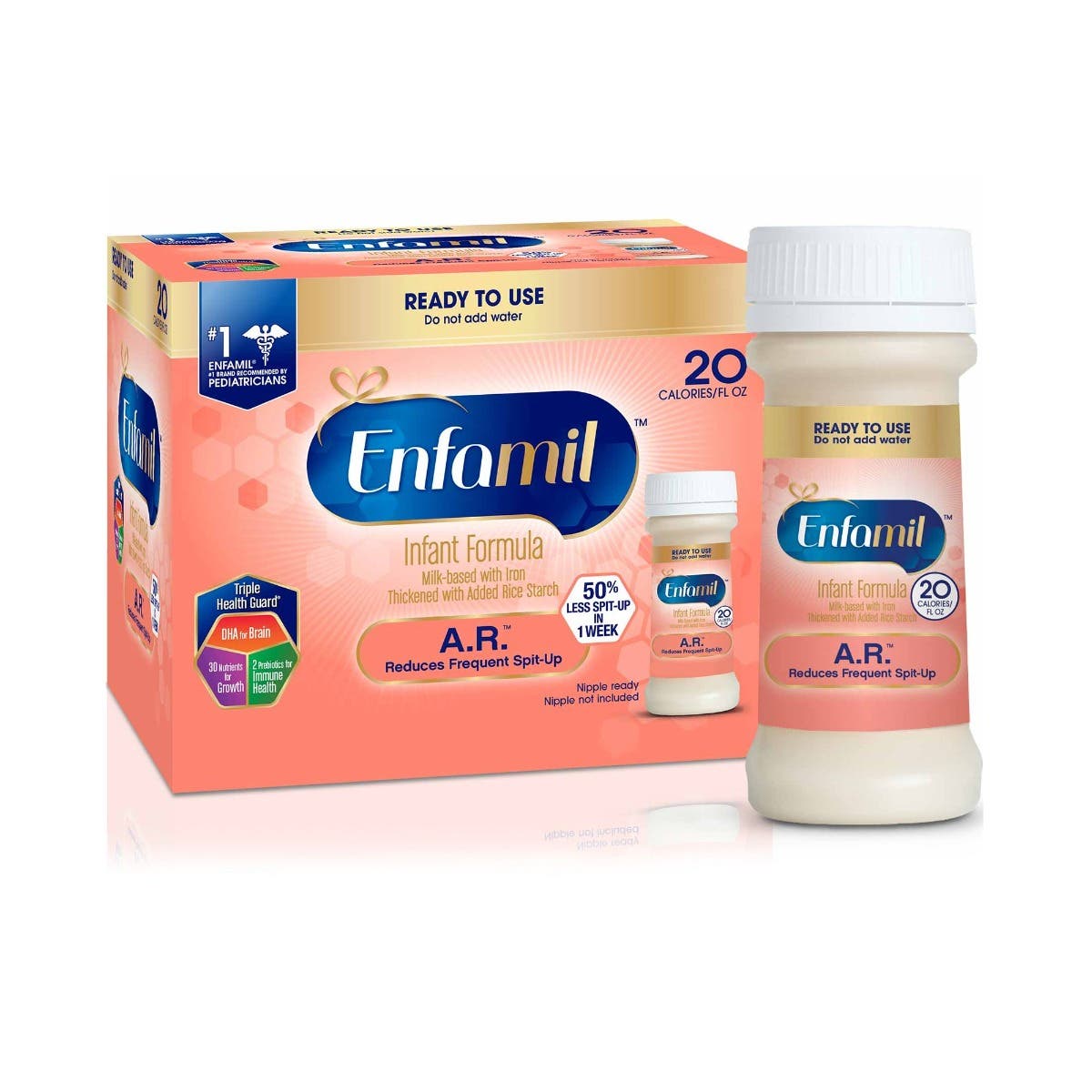 Enfamil A.R. Ready-to-use with Lipil 2 oz. Bottle
