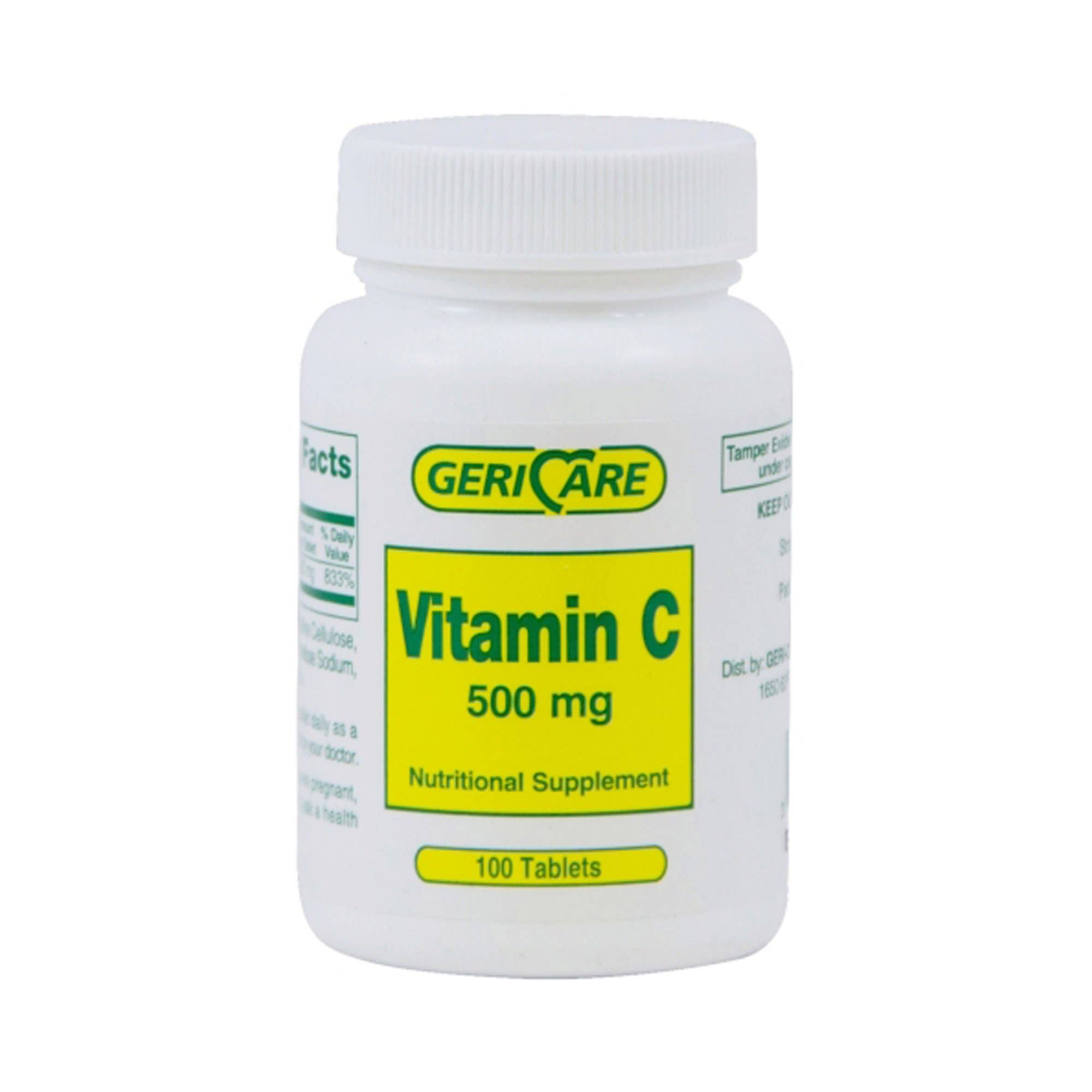 Geri-Care Ascorbic Acid Vitamin C 250 MG Supplement - CS/12