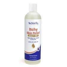 Triderma Itch Relief Body Oil For Sensitive Skin, 12 OZ