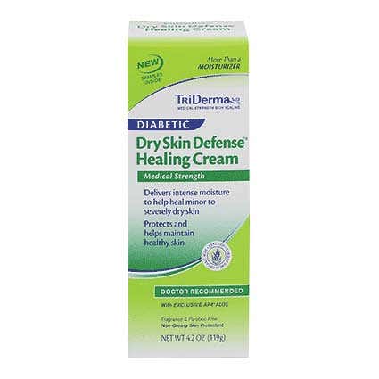 TriDerma Diabetic Dry Skin Defense Healing Cream, 4.2 OZ- Each