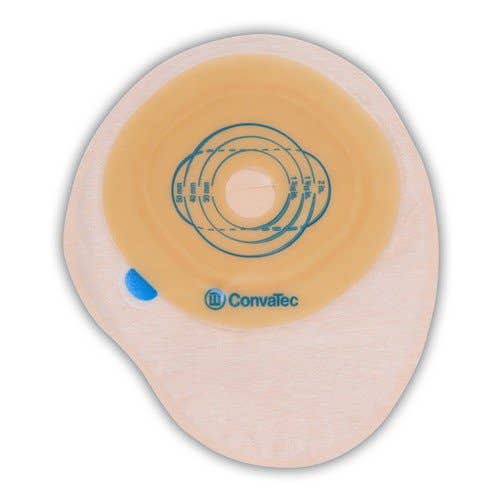 Esteem®+ One-Piece Cut-To-Fit Closed-End Pouch, Modified Stomahesive®, 8" Opaque, 2 2/5" By 2 3/4" (60/70mm)