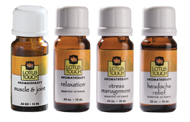 Lotus Touch Blended Essential Oil Premium Pack, 10ml bottles