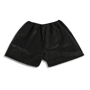 Black Disposable Boxer Underwear - Unisex - 6 Pack