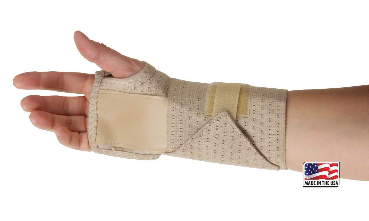 Bilateral Cock-up Wrist Brace Medium 6.5"-7.5"