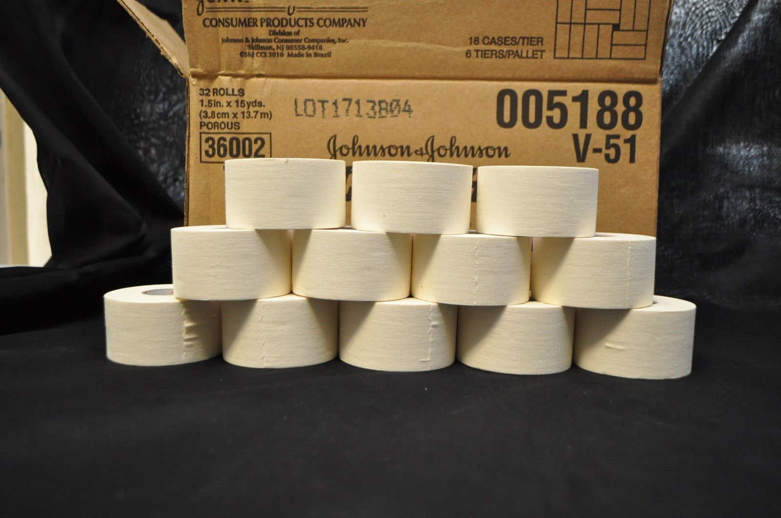 Coach Athletic Tape 1 1/2'X15yds, 32/Case