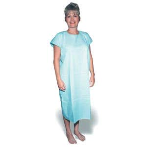 Cloth Full Open Exam Gown