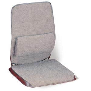 Sacro-Ease® Model BRSC Backrest in Black - Back Support Chair Cushion