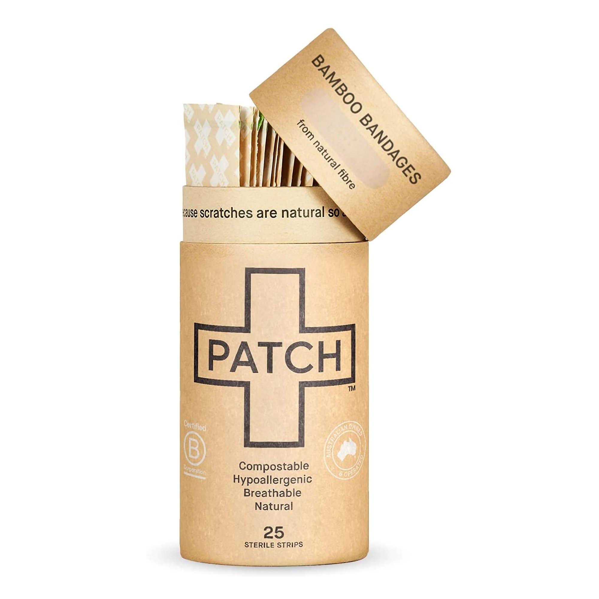 Patch Tan Adhesive Strip, 3/4 x 3 Inch - 3/BX