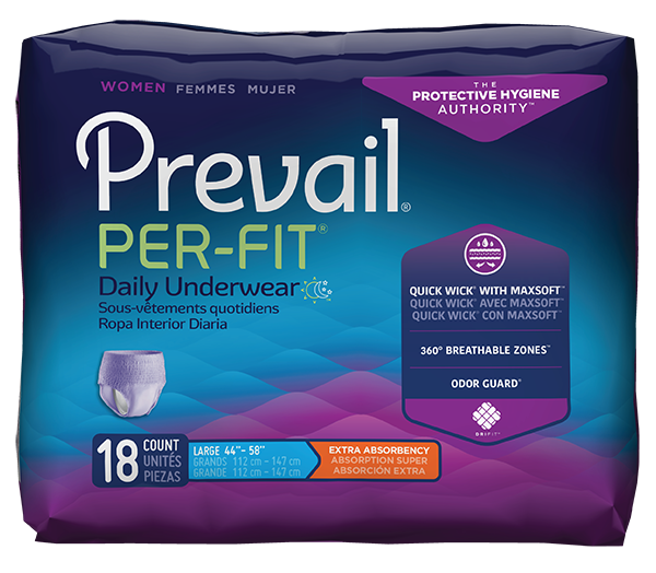 PER-FIT Womens Protective Underwear - Moderate Absorbency for Incontinence
