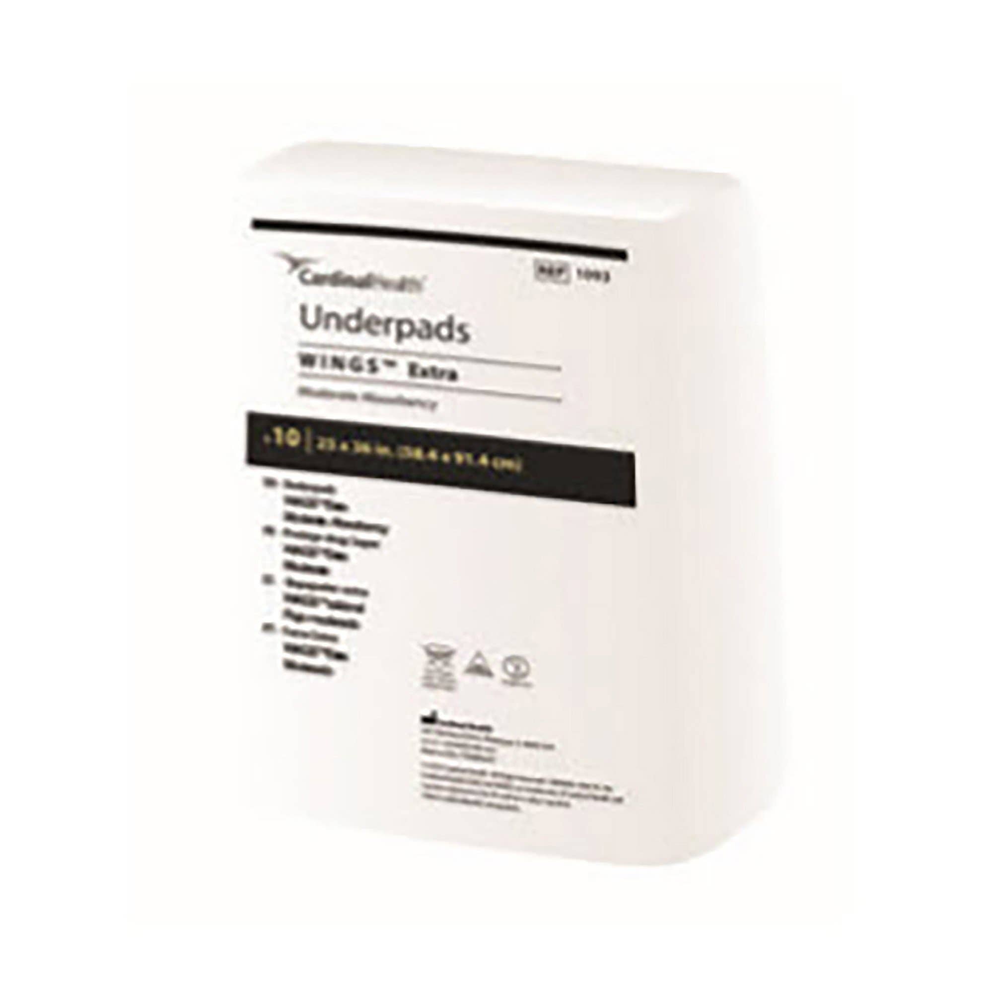 Disposable Underpad Simplicity Basic 23 X 36 Inch Fluff Light Absorbency - CS/150
