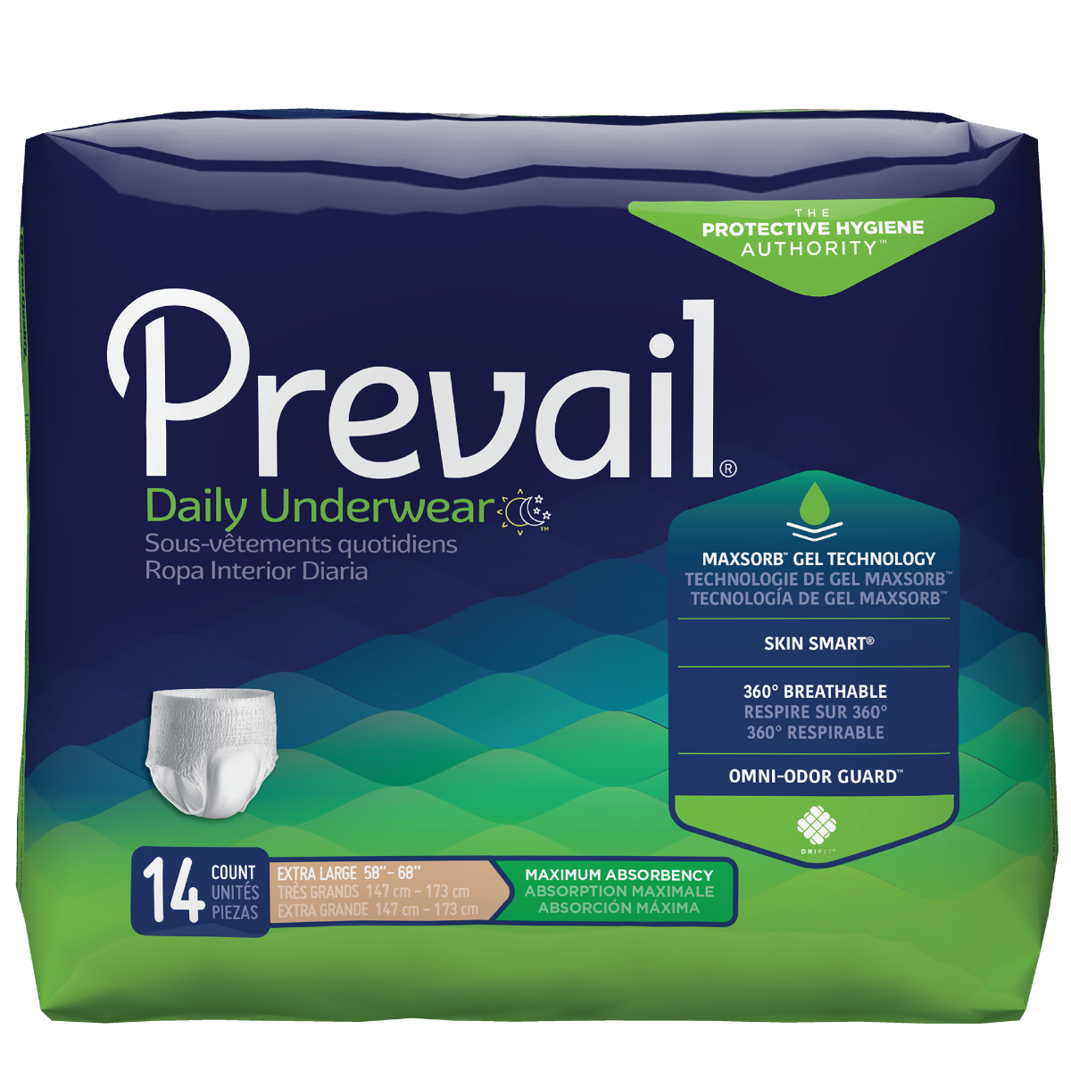 Prevail Maximum Absorbency Underwear -  XLarge
