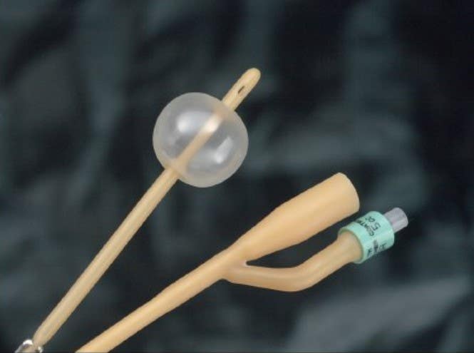 Bardex Lubricath Carson Coude Foley Catheter - 2-way, 5cc - 18 Fr.