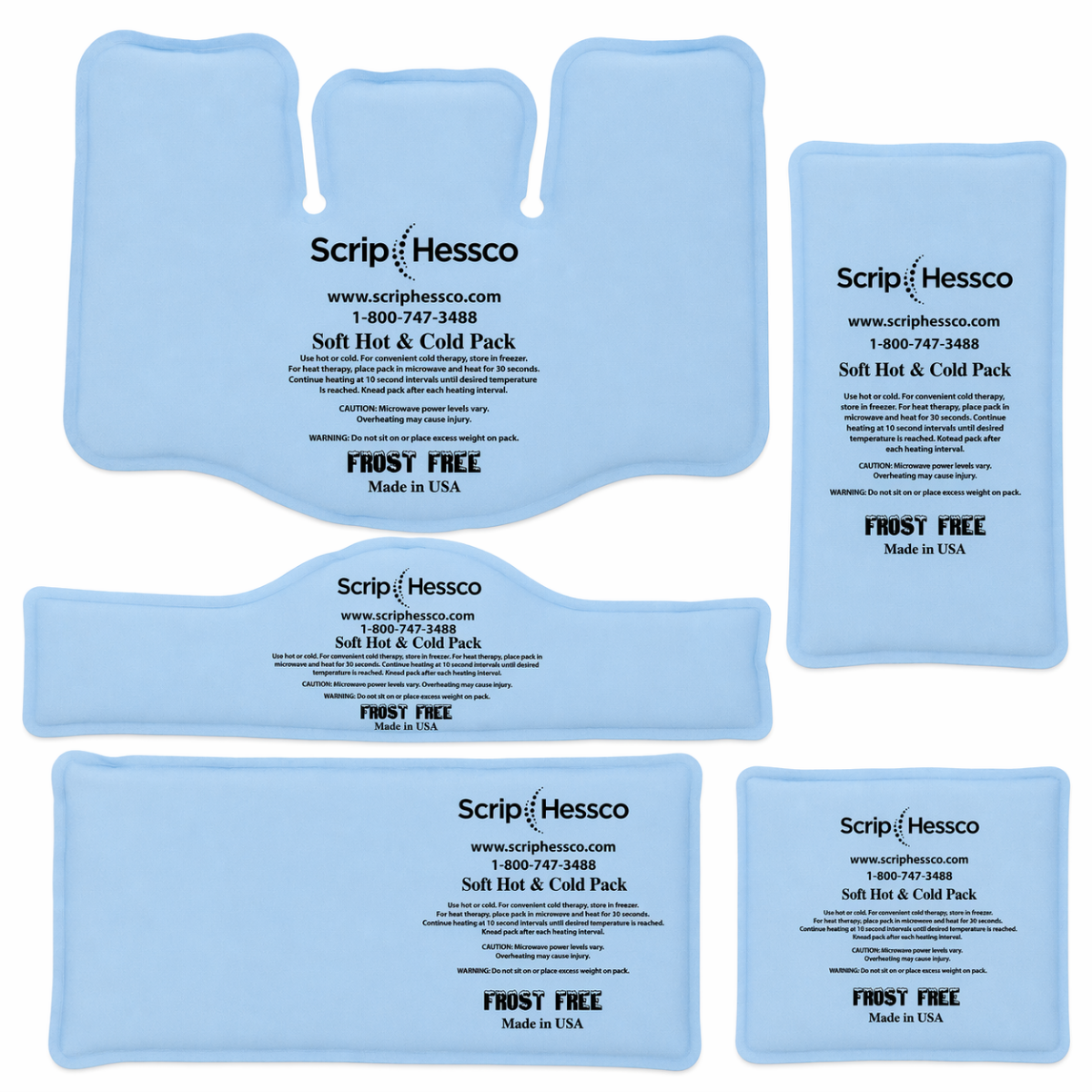 ScripHessco NEXT-GEN Reusable Soft HotCold Therapy Packs