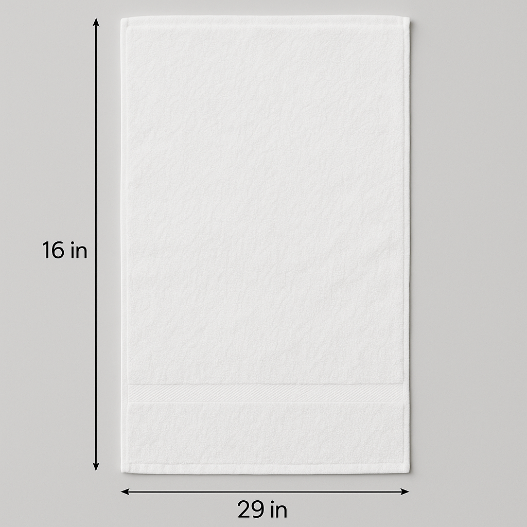 ProTex Luxe3™ 16x29 Towels Snow White- Sold Individually