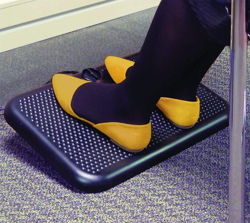 Toasty Toes Personal Heater - Deluxe Ergonomic Footrest