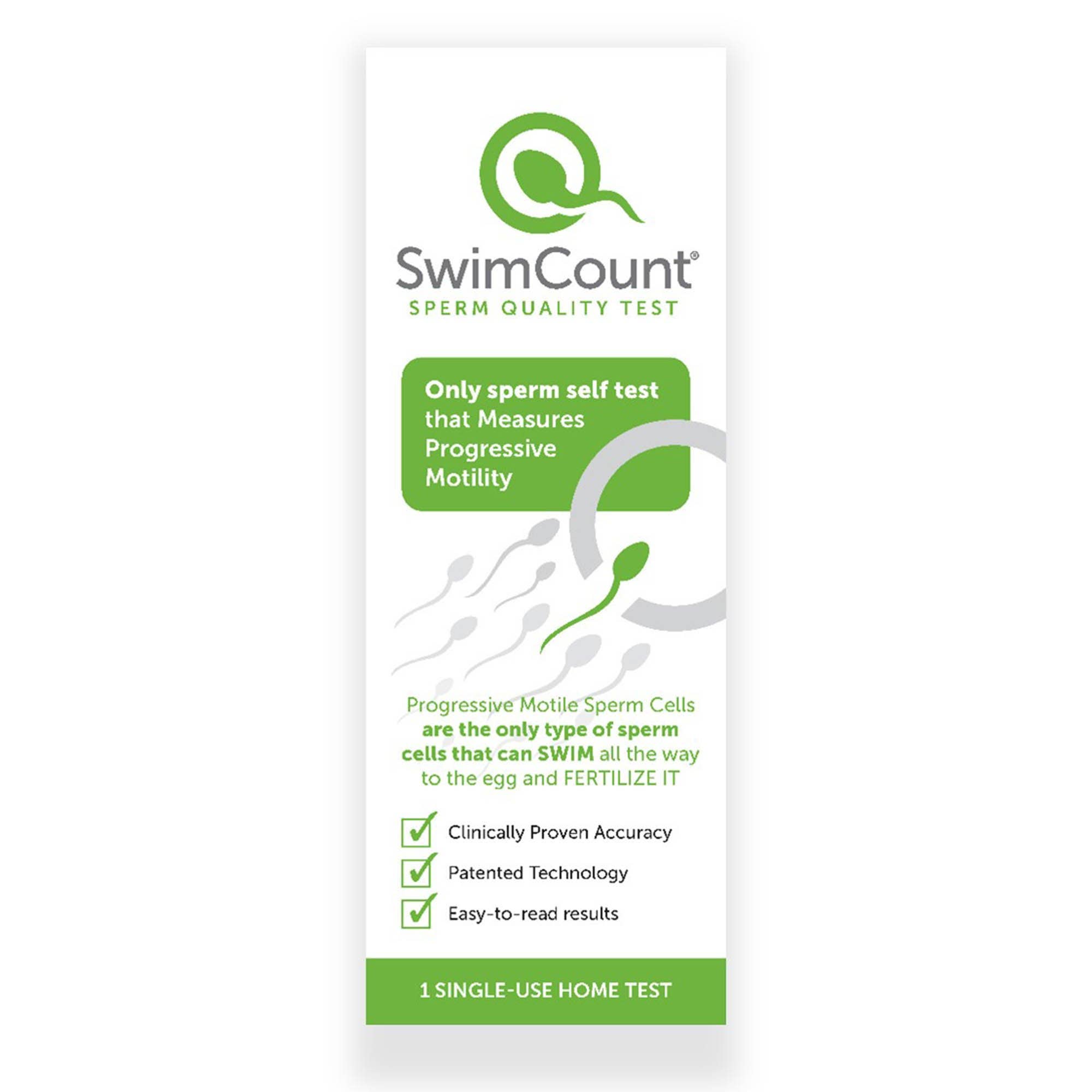 Sexual Health Test Kit SwimCount Sperm Quality Test CLIA Waived