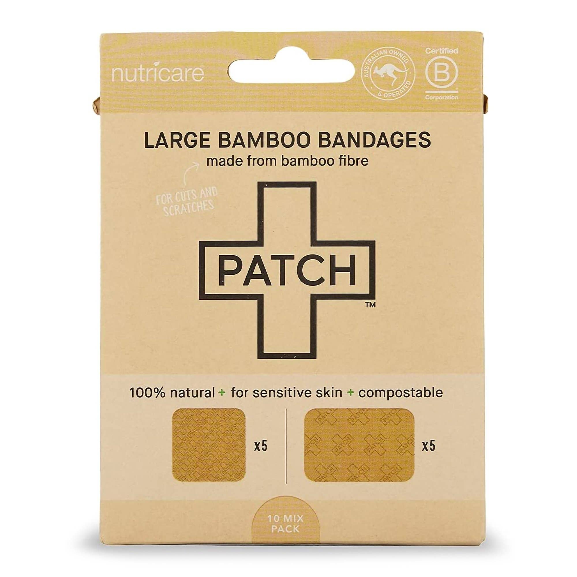Patch Adhesive Strip, 2 x 3 Inch / 3 x 3 Inch - 5/BX