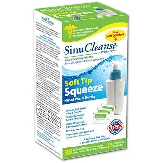 SinuCleanse® Squeeze Nasal Bottle Wash