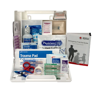 25 Person First Aid Kits, Plastic