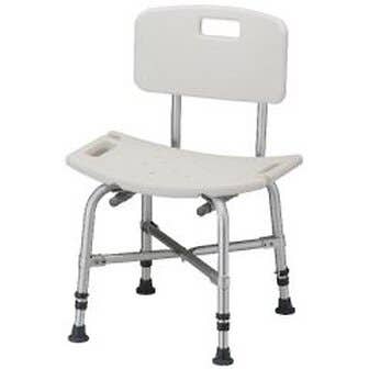 Heavy Duty Bath Bench with Back, 500 lb Capacity - Each