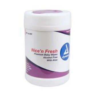 Dynarex Nice'n Fresh Premium Baby Wipes 140 wipes/Canister