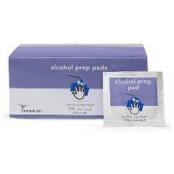 Alcohol Prep Pad, 2-Ply Large 200 count - 2-Ply Medium 200 count - Box of 200