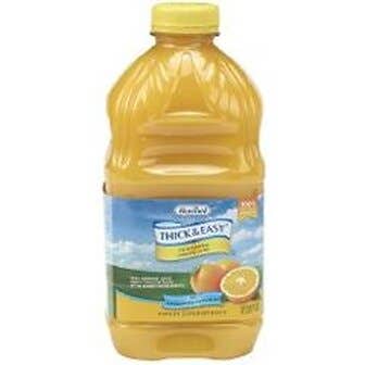 Thick & Easy Orange Juice Honey Consistency - 46oz - Case of 6