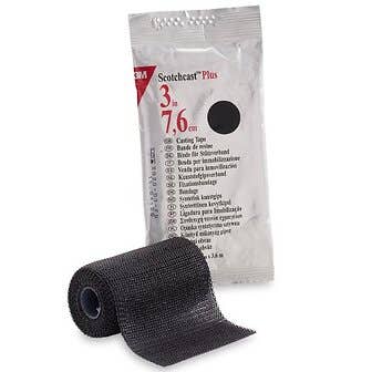 Scotchcast Plus Cast Tape - 3" x 4 yards in Black 