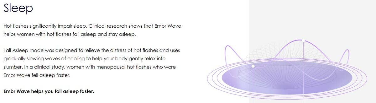 Fall asleep faster and stay asleep during hot flashes