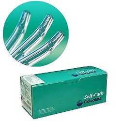 Coloplast Self-Cath Tapered Tip Coude Intermittent Catheter With Guide Stripe