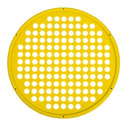 CanDo extension/flexion web, yellow, latex-free, 14"