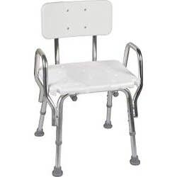 Shower Chair with Backrest - Each