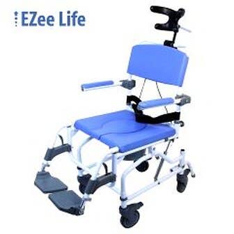 Healthline 195 Aluminum Shower Commode Chair - Tilt