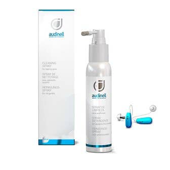 Audinell Cleaning Spray And Brush for Hearing Aids