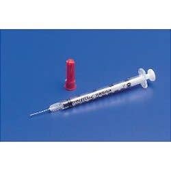 Tuberculin Syringe with Needle Monoject™ 1 mL 25 Gauge 5/8 Inch Detachable Needle Without Safety - EMPTY DATA FOR SKU - Box of 100