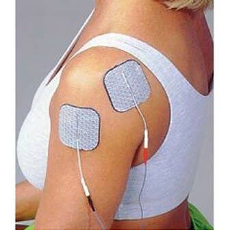 PALS Reusable Neurostimulation Electrodes - Platinum Prewired - 3" x 4" Rectangle - Case of 20