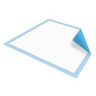 McKesson Lite Disposable Underpads - Fluff/Polymer - Light Absorbency - 23" x 36", Blue - Bag of 10