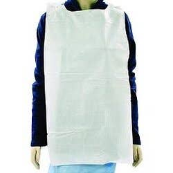 Disposable Paper-Poly Lap Bib 16X33 Overhead Style - Case of 300