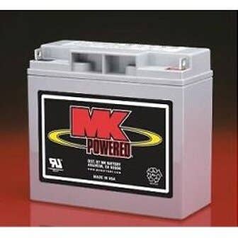 MK 12 Volt - 18 AMP Sealed Light Duty AGM Battery - Each